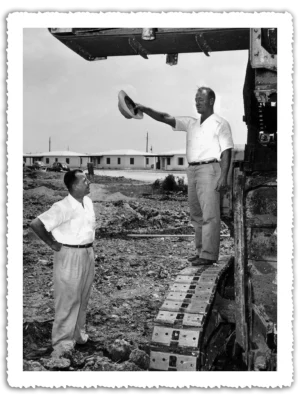 Captain Martin and Roy Mock Sr.