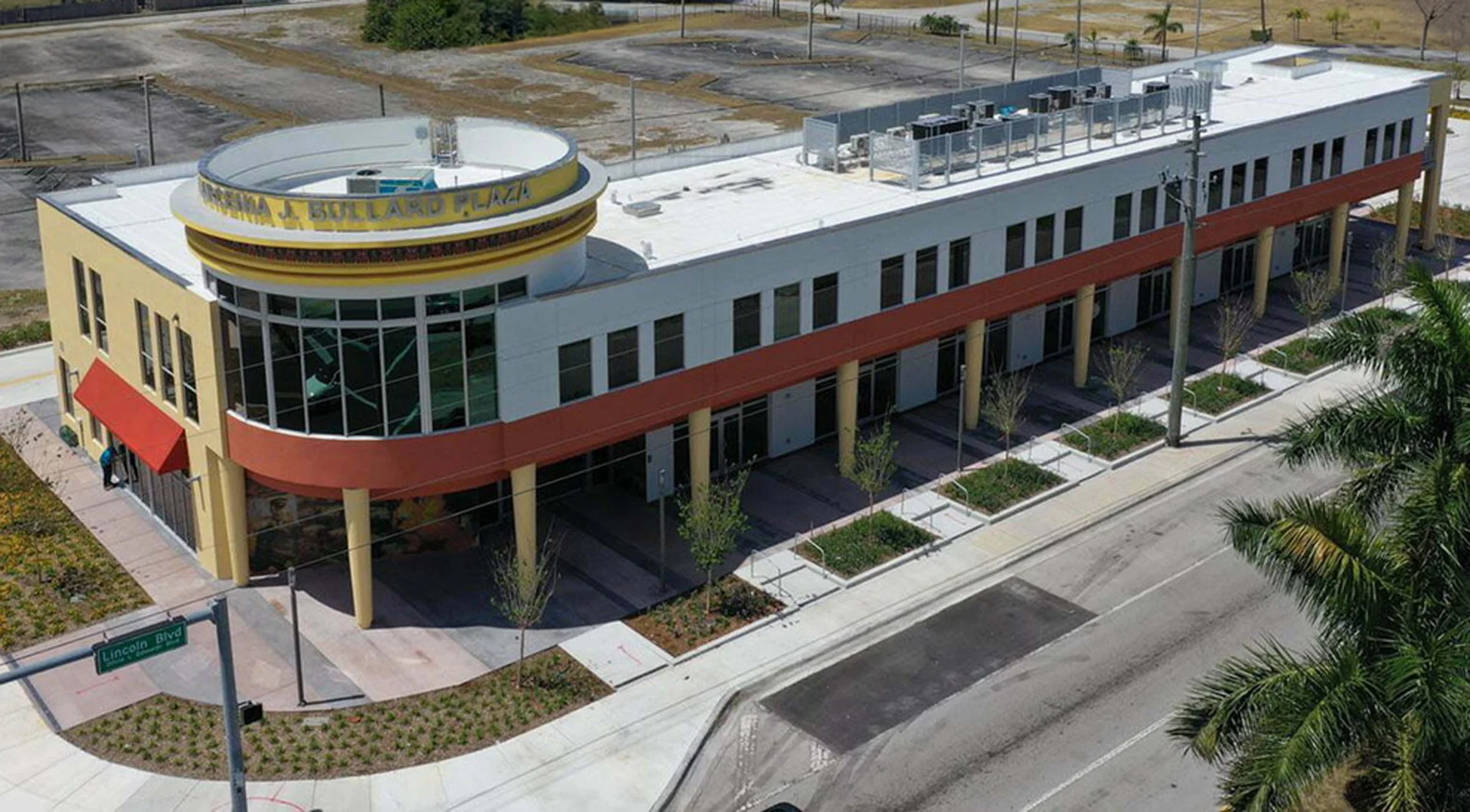 Bullard Plaza birdseye view